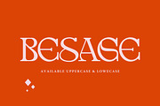BESAGE DISPLAY FONT, a Sans Serif Font by Andika Fez (Thumbnail 9 of 10)