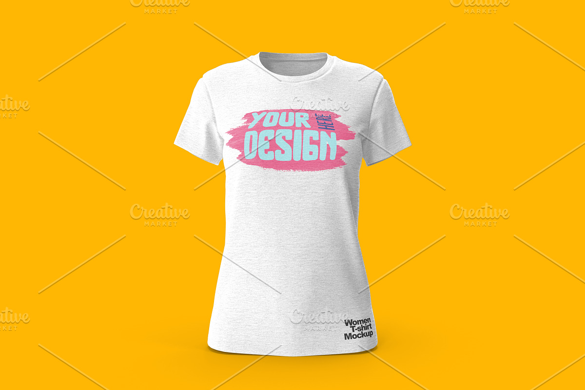 Women's T-Shirt Mockup, a Shirt Mockup by Aprndy85 (Photo 2 of 3)