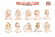 Princess Watercolor Clip Art, an Illustration by TatiMockup (Thumbnail 2 of 7)