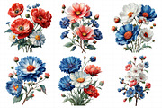 Wildflowers Spring Brushstroke Clipa, an Illustration by Daily.Designs (Thumbnail 8 of 8)