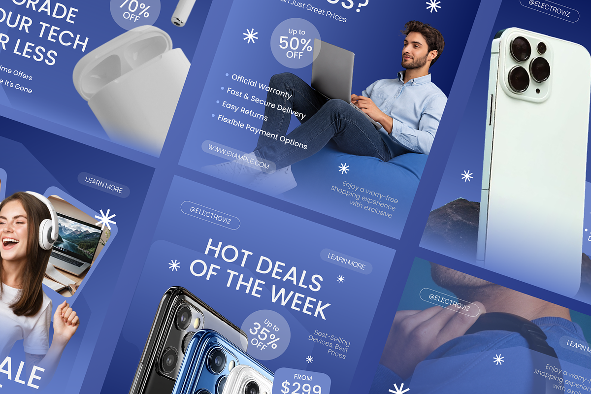 Electronic Sale Instagram Post, a Social Media Template by Annora Studio (Photo 5 of 6)