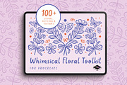 Whimsical Floral Procreate Toolkit, a Brush Add-On by Pencil Twist (Thumbnail 1 of 11)