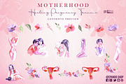 Postpartum & Doula Watercolor Art, a Healthcare Illustration by CpandoShop (Thumbnail 3 of 3)