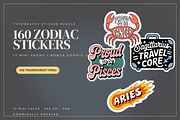 160 Zodiac Stickers, an Object Graphic by Jakayla Digital Co (Thumbnail 1 of 16)