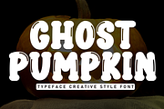 Ghost Pumpkin | Script Font, a Script Font by Scratchones (Thumbnail 1 of 8)