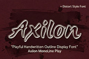 Axilon, a Handwritten Font by Compaq_Creative (Thumbnail 1 of 9)