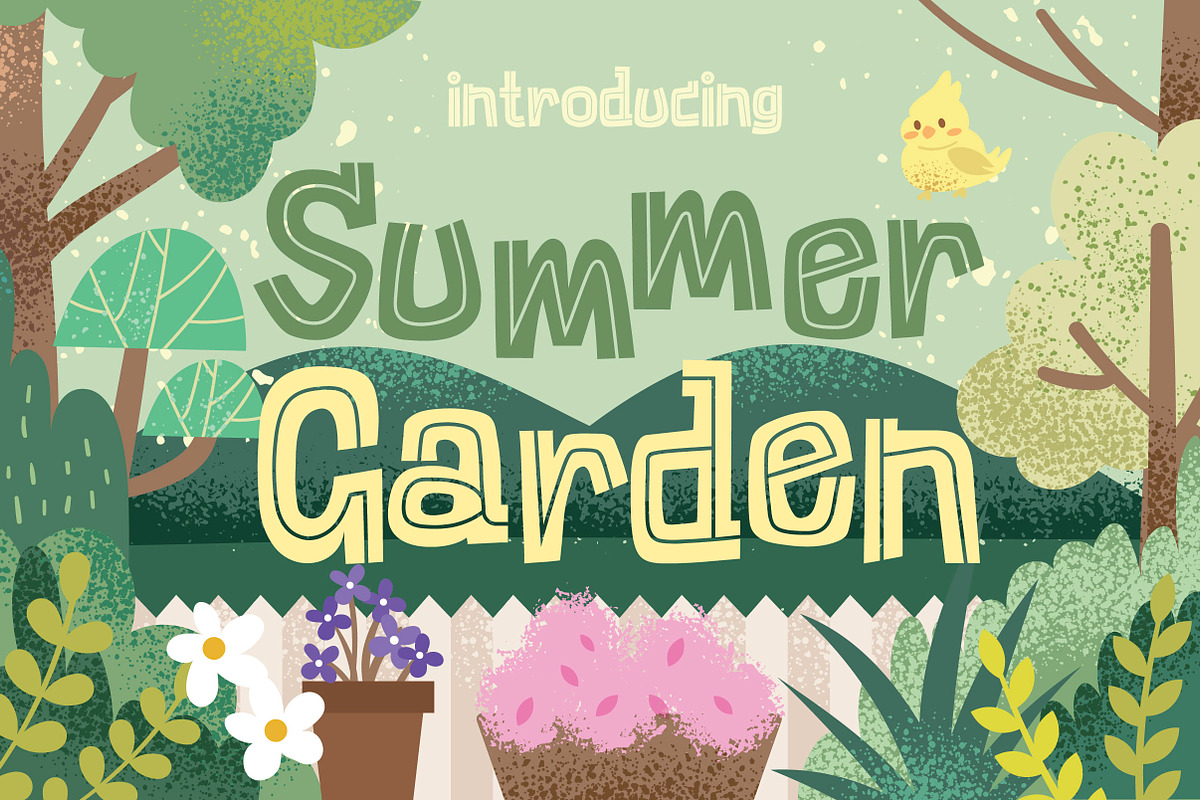 Summer Garden, a Handwritten Font by caocastudio (Photo 1 of 4)