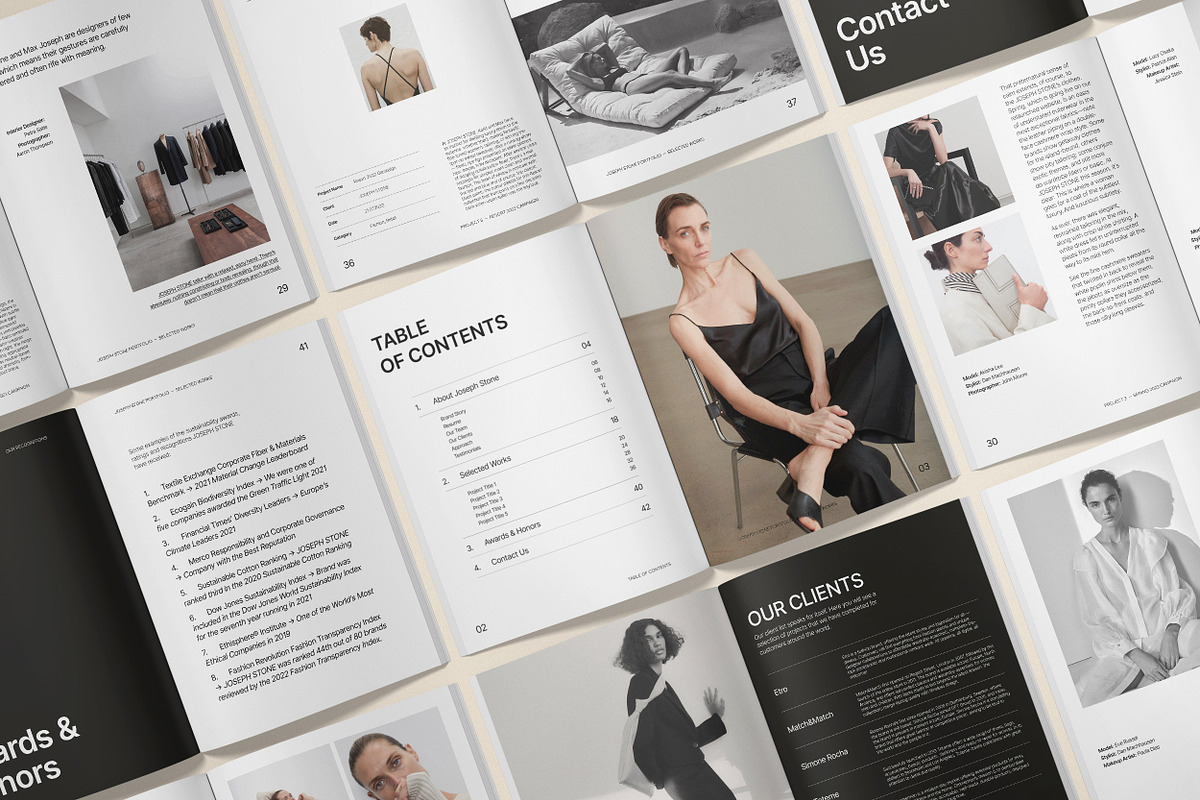 JOSEPH STONE / Portfolio & Resume, a Brochure Template by Studio Dara (Photo 9 of 14)