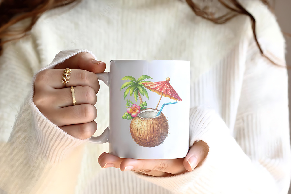 Summer Fruit Watercolor Clipart, an Illustration by CreationArt (Photo 3 of 9)