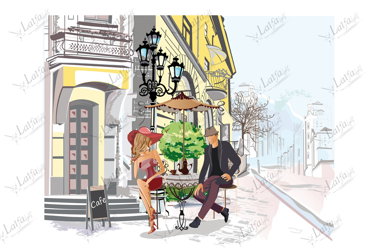 Series of streets with people, a Food Illustration by Laifalight (Photo 5 of 5)