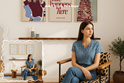 IANA | Frame Mockup Set With People, a Household Mockup by SoleilHomeMockups (Thumbnail 8 of 11)