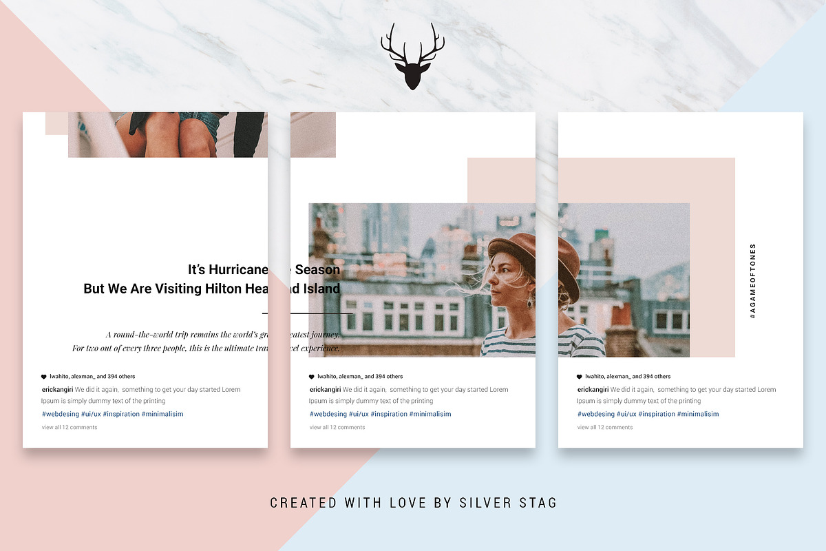 #InstaGrid 1.0 Canva Puzzle Template, a Social Media Template by SilverStag Type Foundry (Photo 9 of 14)