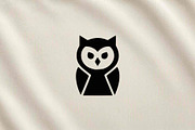 Owl Silhouette Vector Simple, an Animal Illustration by Vectorium Studio (Thumbnail 3 of 4)