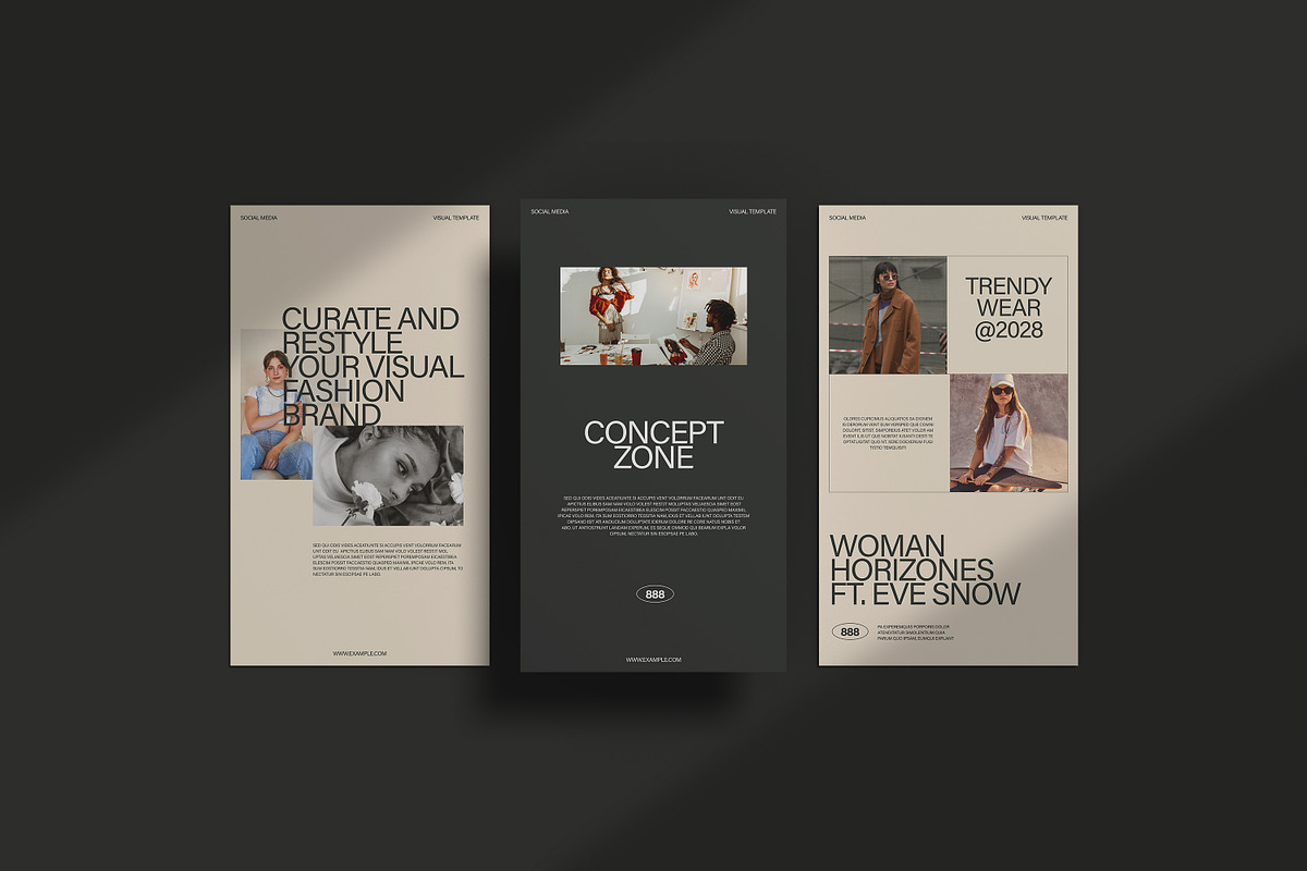 Social Media Visual Design Template, a Social Media Template by ...