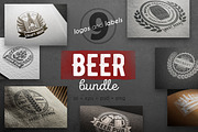 Beer logo kit, a Branding & Logo Template by Alfazet Chronicles (Thumbnail 1 of 13)