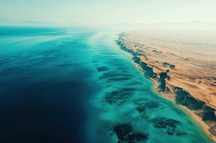 Breathtaking aerial view of the Red, a Photo by Iftikhar Alam