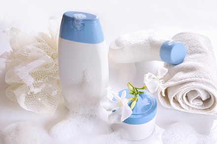 Body care with foam front view, a Beauty & Fashion Photo by Davizro's Market