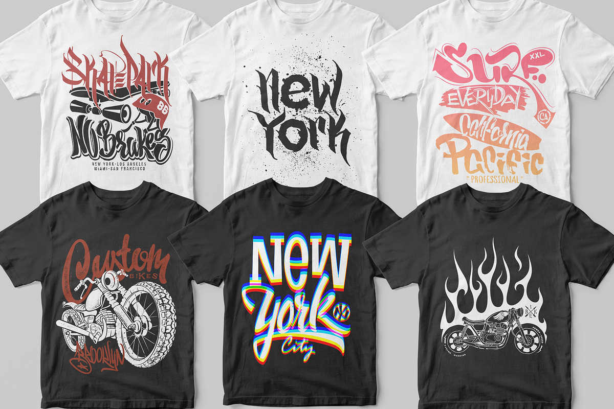 100 T-shirt designs, a Sport Illustration by Urbanshop (Photo 7 of 18)