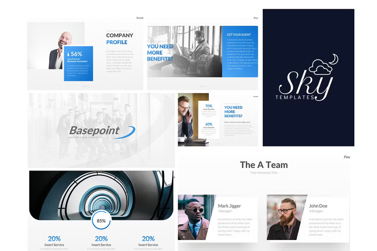 Basepoint Powerpoint Template, a Presentation Template by GearShift (Photo 3 of 4)