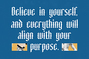 Angelic Glimstone Modern Gothic, a Blackletter Font by timelesstype.co (Thumbnail 9 of 20)