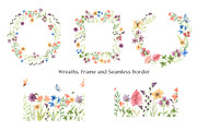 Watercolor Wildflower & Butterfly, a Decorative Illustration by MayaNavits (Thumbnail 4 of 8)