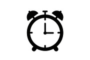 Alarm Clock Silhouette Vector Bundle, an Illustration by Creativeshirt (Thumbnail 35 of 51)