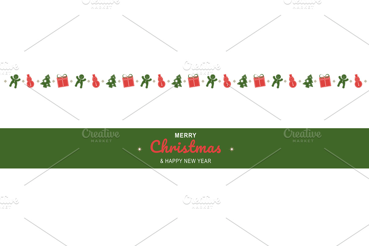 Merry Christmas Minimal Banner, a Templates & Theme by alexdndz