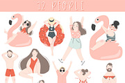 Summer Map & Card Creator clip art, an Animal Illustration by Cute Atelier (Thumbnail 3 of 10)