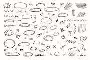 279 Hand drawn doodles set, an Object Graphic by Pinkbrush (Thumbnail 4 of 5)