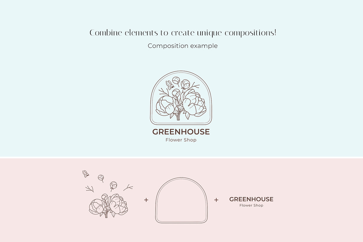 Floral logo elements and templates, a Graphic by Vasylyka (Photo 11 of 12)