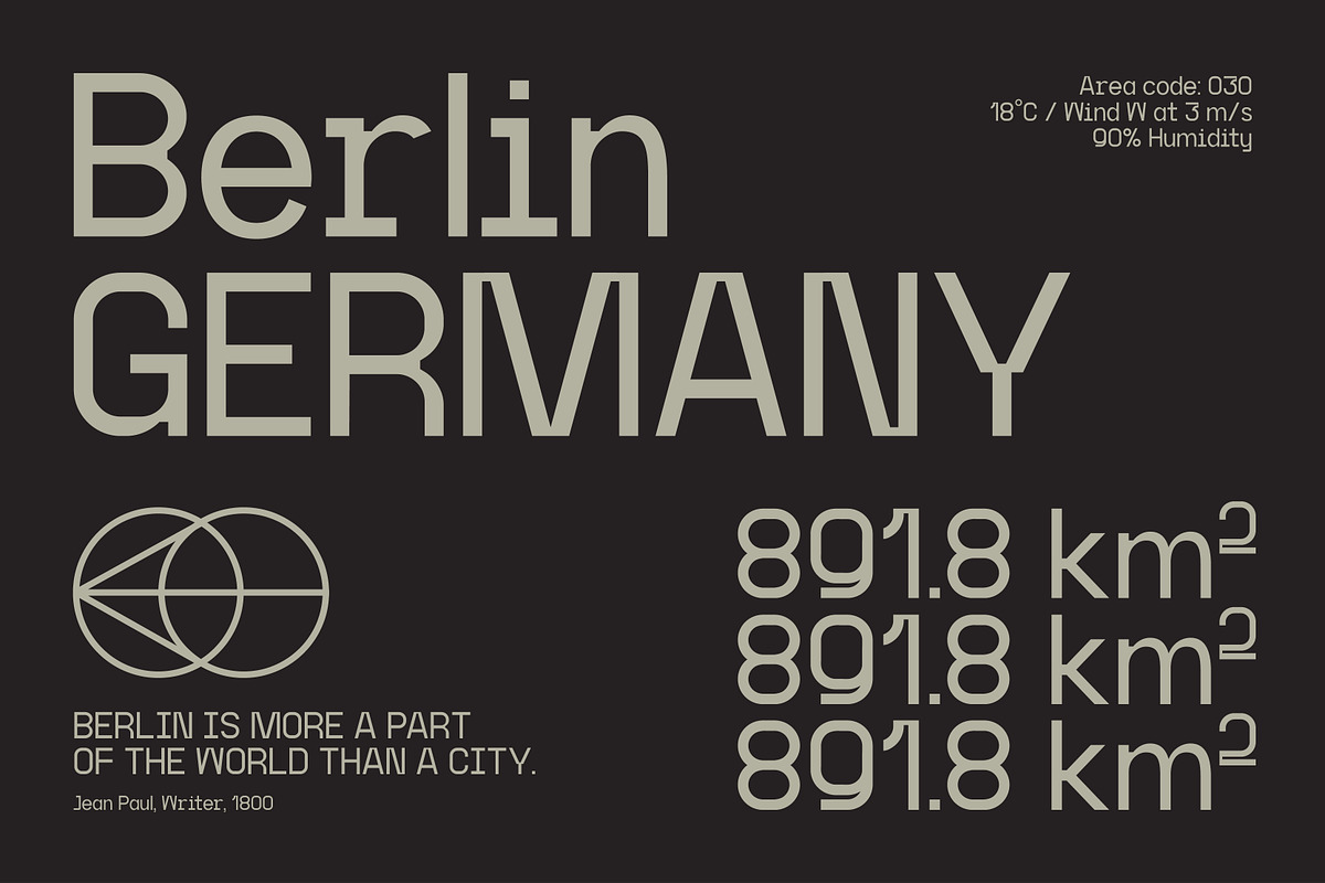 Wo Moderna Grotesque BOLD / Typeface, a Sans Serif Font by Frank Wo (Photo 2 of 6)