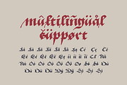 The Duchy Of Burgundy Bastarda, a Blackletter Font by kaer_shop (Thumbnail 7 of 11)