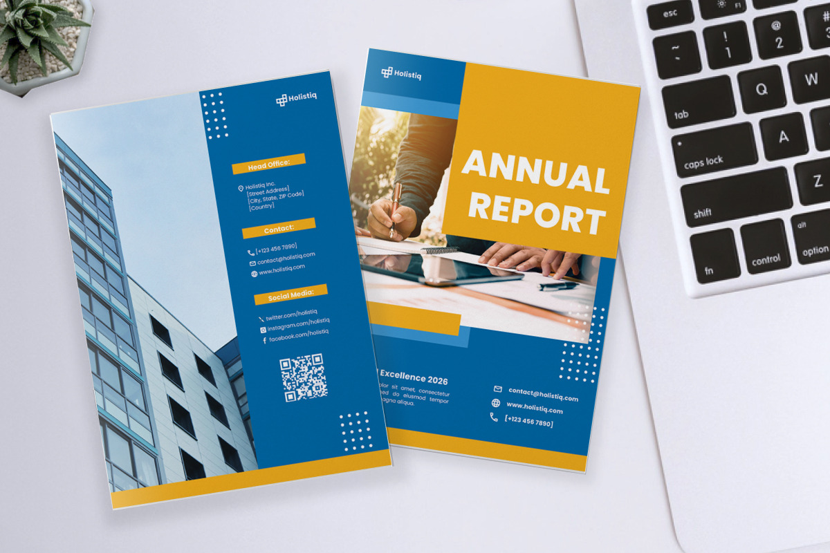 Corporate Financial Annual Report, a Brochure Template by twinstd (Photo 6 of 6)