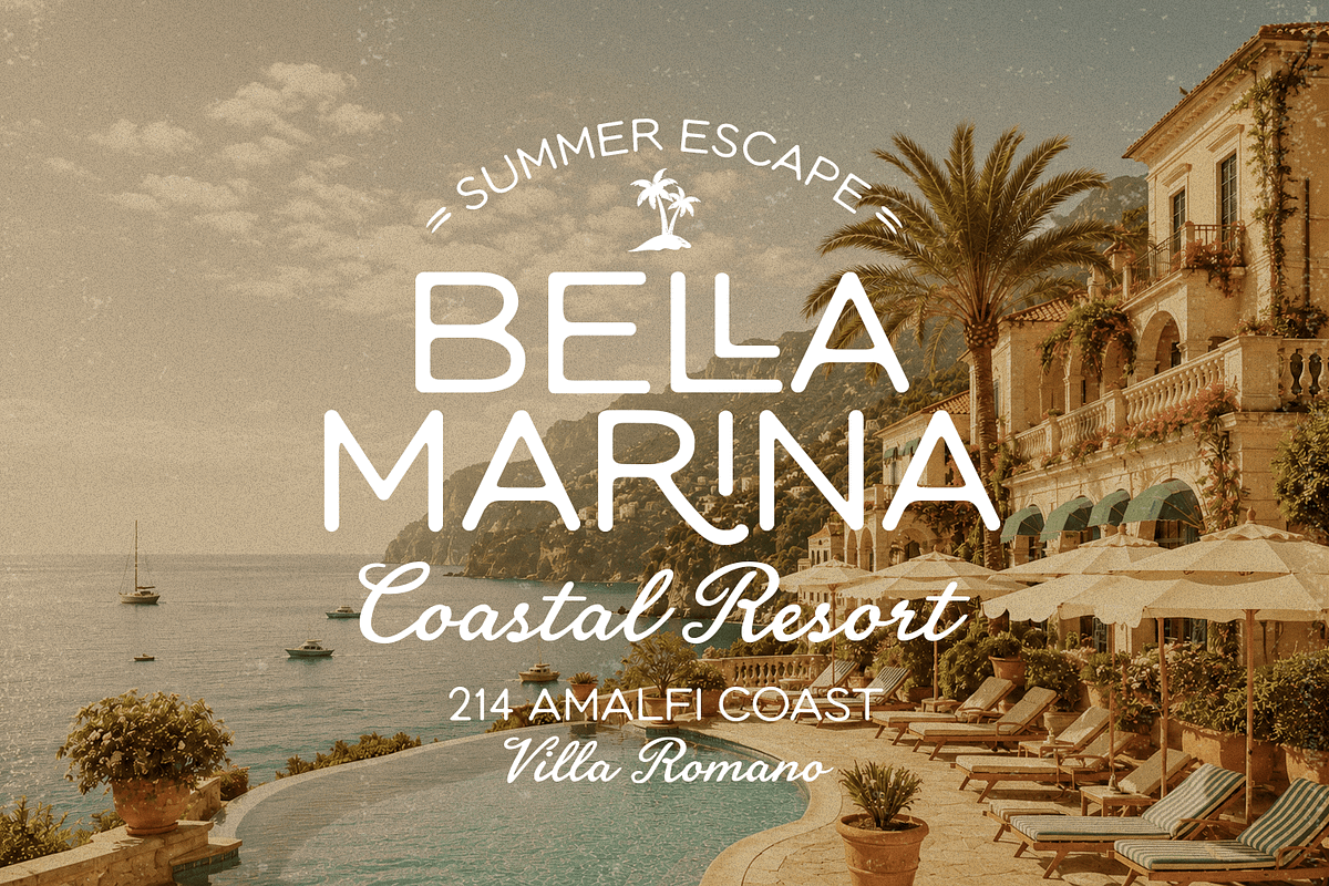 Travel Hostel - Vintage Font Duo, a Script Font by Pixesia Studio (Photo 6 of 11)