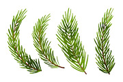 Christmas Decoration Watercolor Set., a Decorative Illustration by kaisorn (Thumbnail 5 of 8)