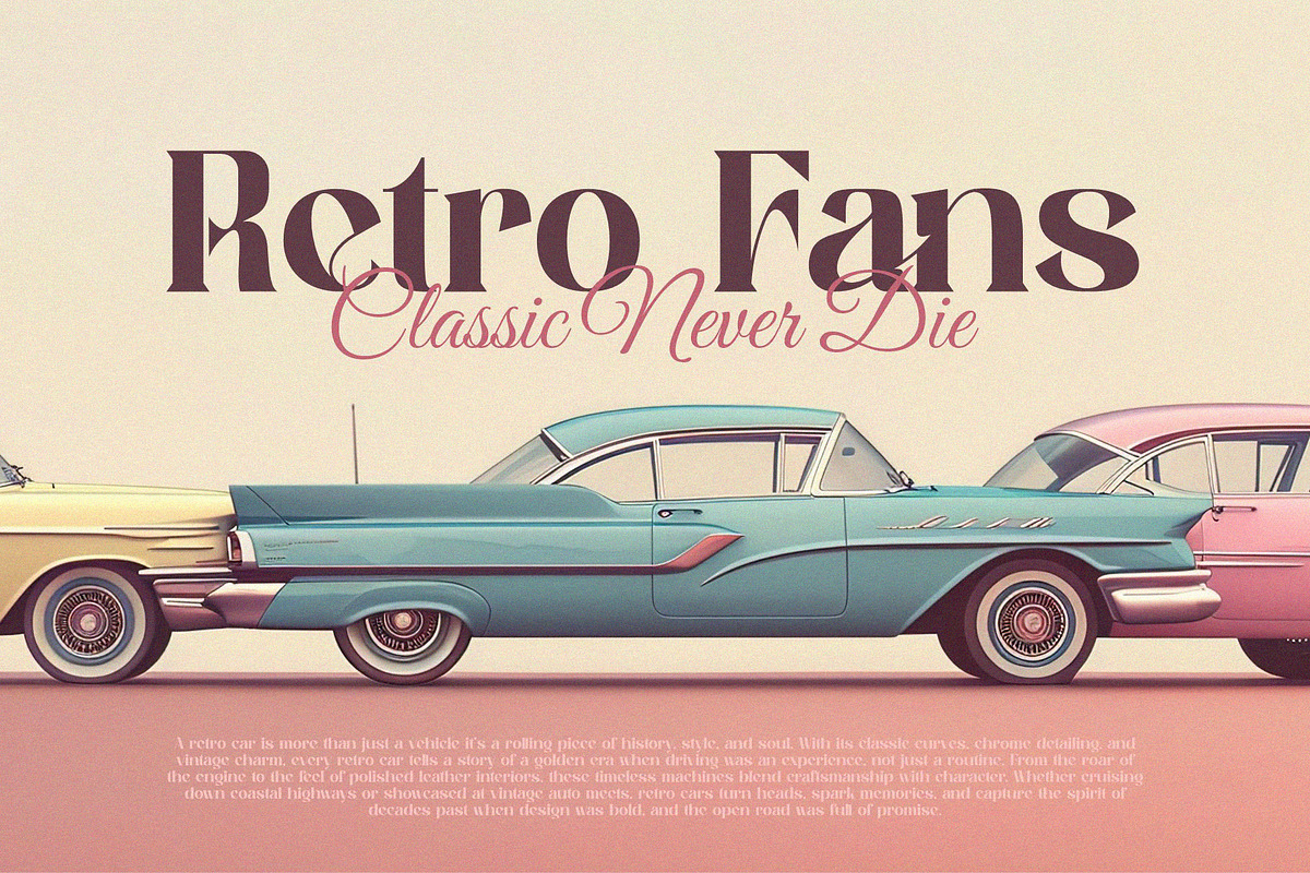 Kufag || Modern Retro Serif Font, a Serif Font by Idea Studio (Photo 4 of 10)