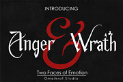 Anger & Wrath | Duo Emotion Fonts, a Font by Omaikraf Studio (Thumbnail 1 of 5)