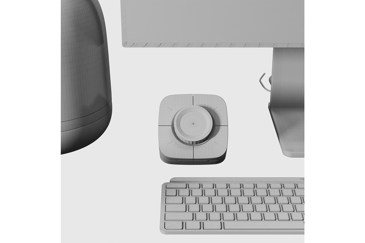 Workplace pc set 003, an Object 3D Model by Archidizer (Photo 7 of 10)