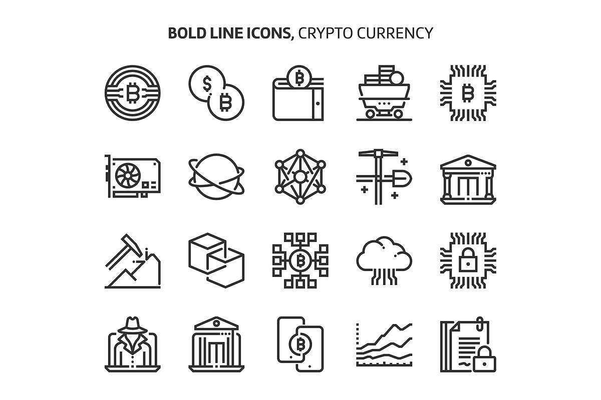 Bold Line Icons, an Outline Icon by Howcolour (Photo 76 of 151)