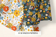 Blooming Season. Flowers & Patterns, a Decorative Illustration by EltaMaxArt (Thumbnail 11 of 14)