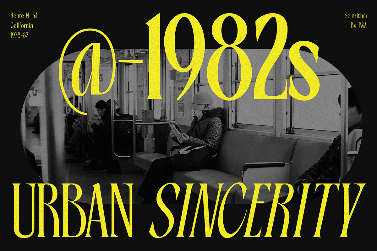 Solarithm - Retro Serif Typeface, a Serif Font by Prominent & Affluent (Photo 7 of 10)