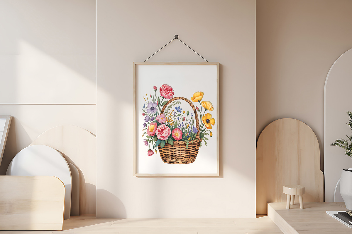 Watercolor Luxury Floral Clipart, a Decorative Illustration by ForhadGFX (Photo 3 of 13)