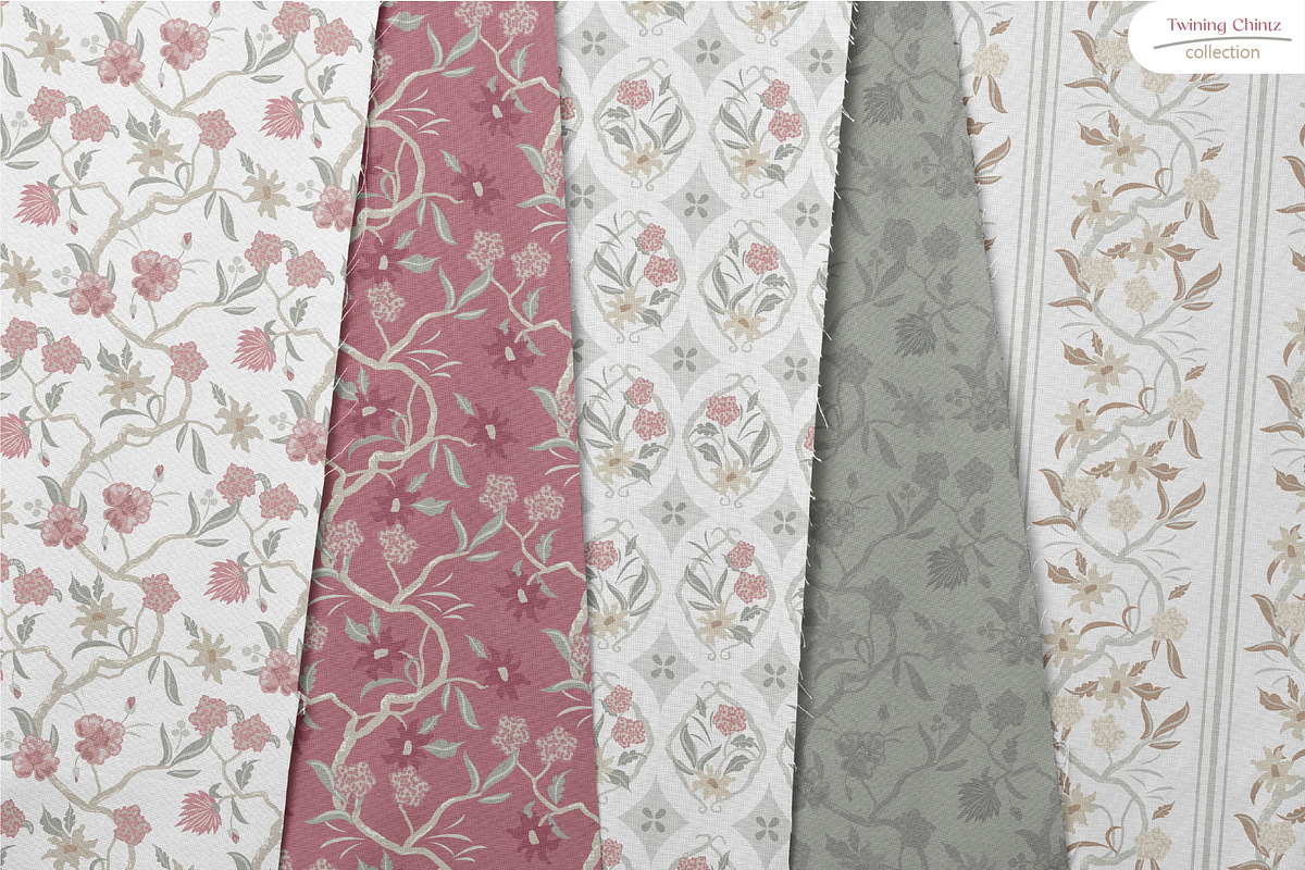 Twining Chintz - Floral Patterns, a Pattern Graphic by InaCorart (Photo 2 of 10)