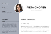 Resume Template / CV, a Resume Template by Peunayah (Thumbnail 7 of 8)