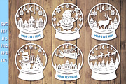 Christmas Snow Globe Bundle, a Graphic by Digital_Craftyfox (Thumbnail 7 of 15)