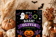Cute Halloween Birthday Party Invite, an Invitation Template by Arslan (Thumbnail 3 of 5)