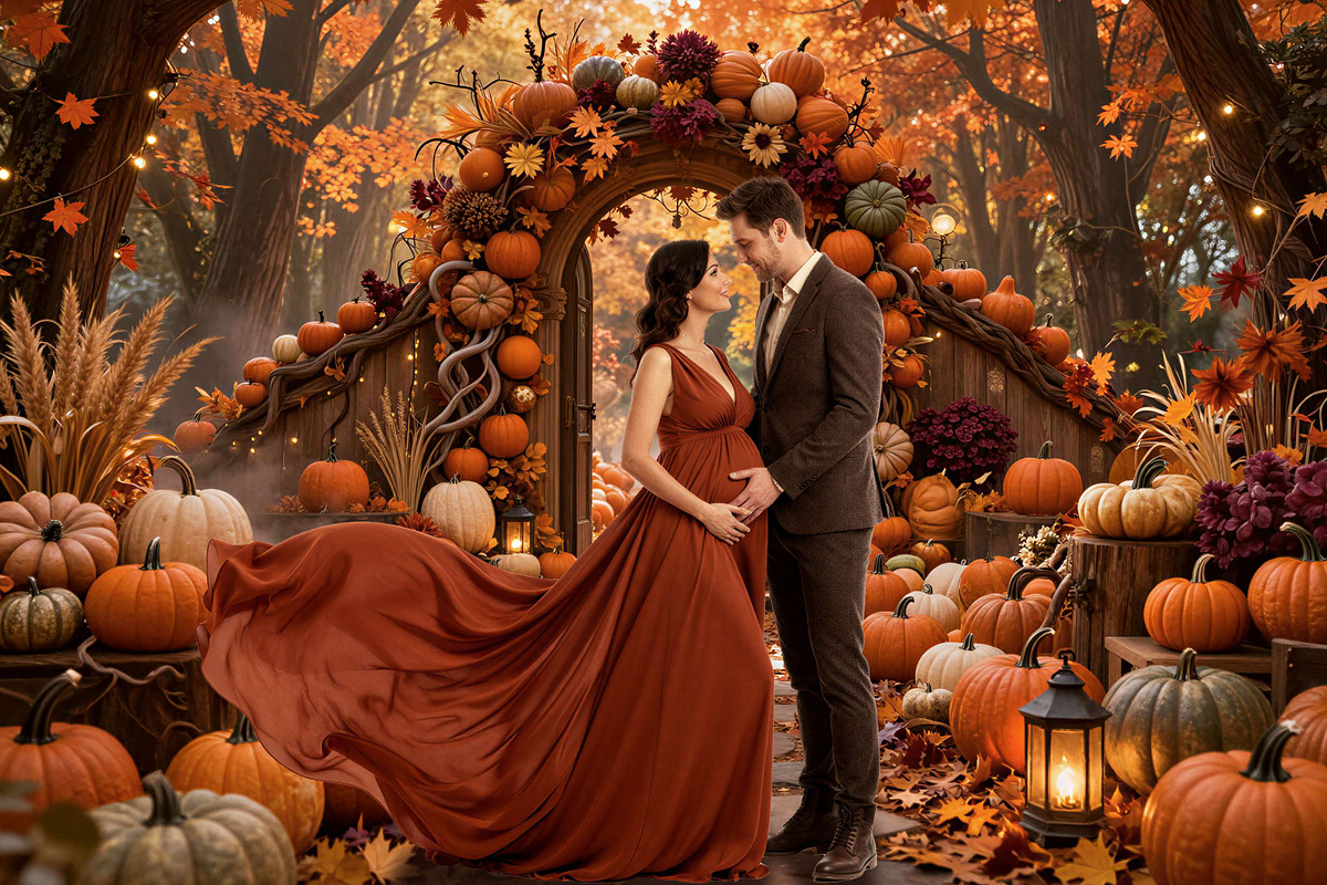 Enchanted Autumn Digital Backdrops, a Background Graphic by 3Motional (Photo 5 of 19)