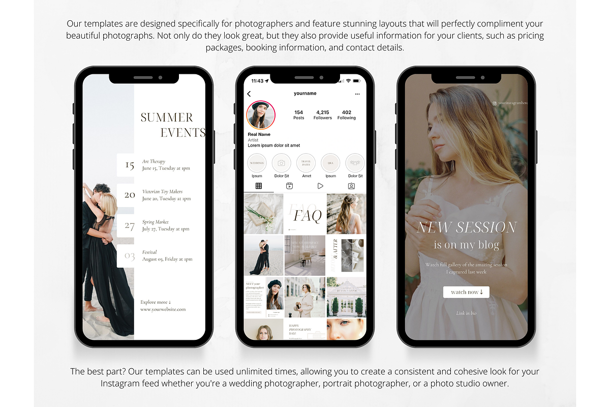 210 Photography Social Media BUNDLE, a Social Media Template by PatternLab. (Photo 7 of 10)