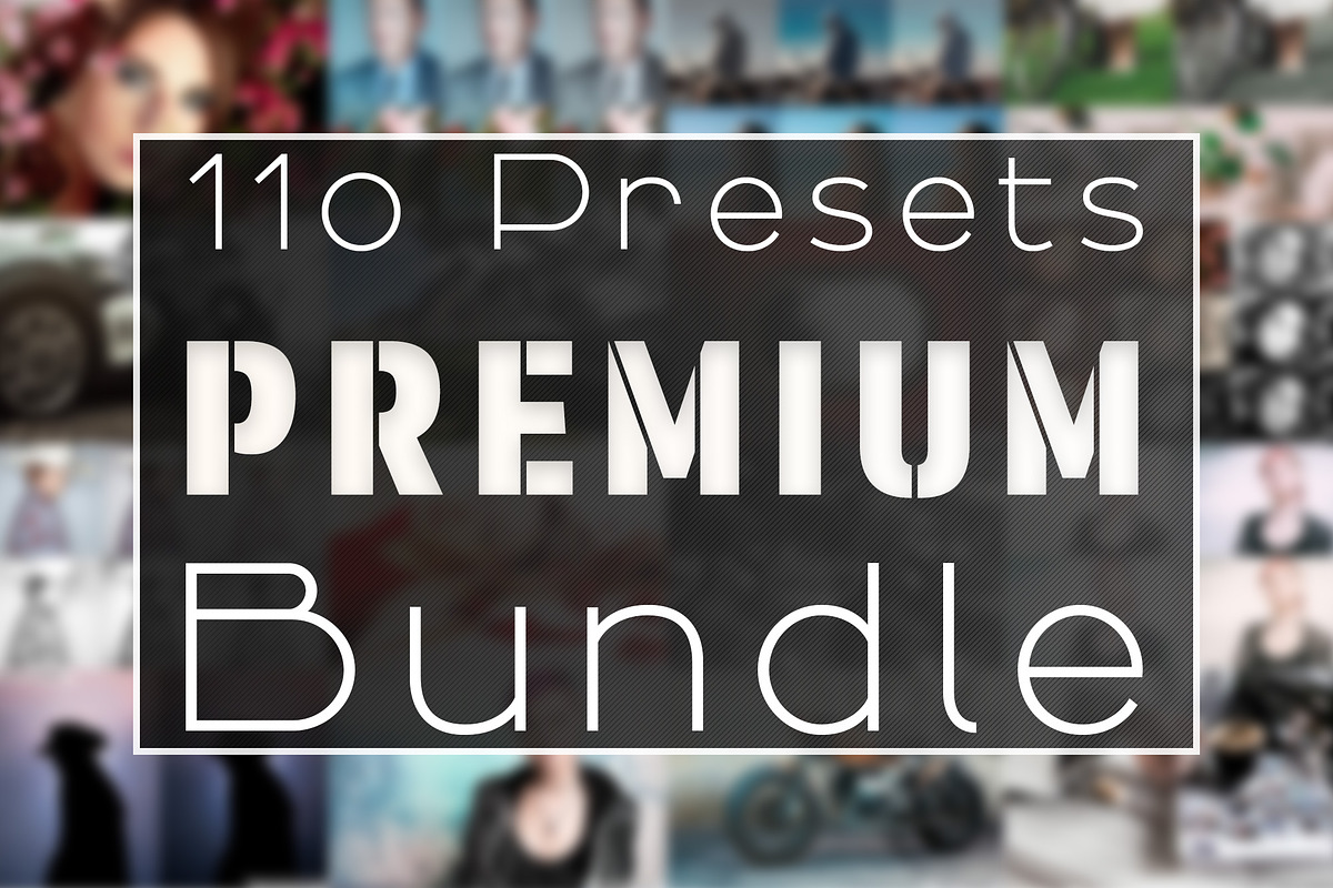 110 Premium Lightroom Preset Bundle, a Plug-in Add-On by Click Click Studio (Photo 1 of 10)