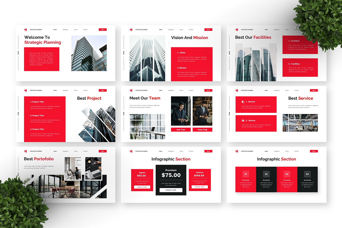 Strategic Planning - Business PPT, a Presentation Template by Deepslide Studio (Photo 5 of 6)